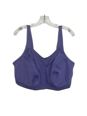 Zerobound Full Coverage Padded Bra 44G Purple New Adjustable Straps